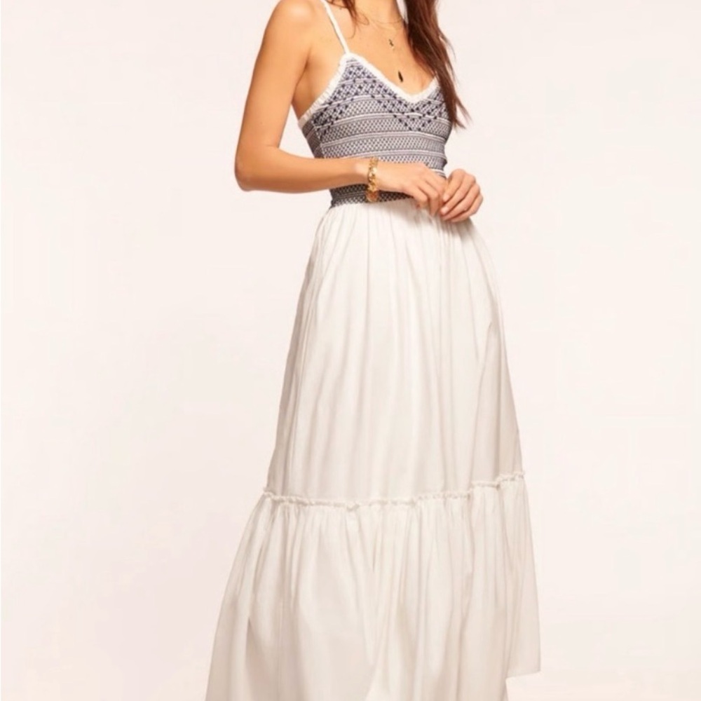 Ramy Brook Lucia Smocked Maxi Dress